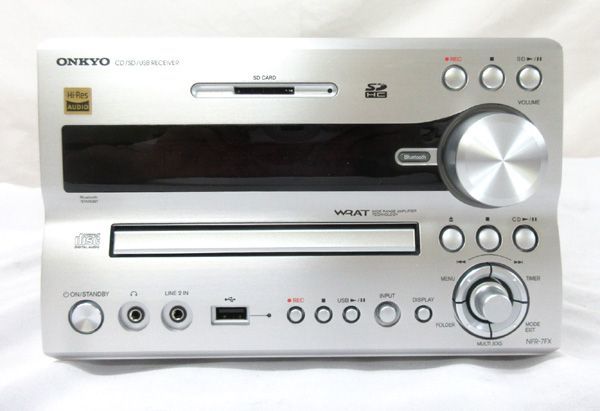 送料300円(税込)□vd580□ONKYO ミニコンポ X-NFR7FX(D) ※ジャンク
