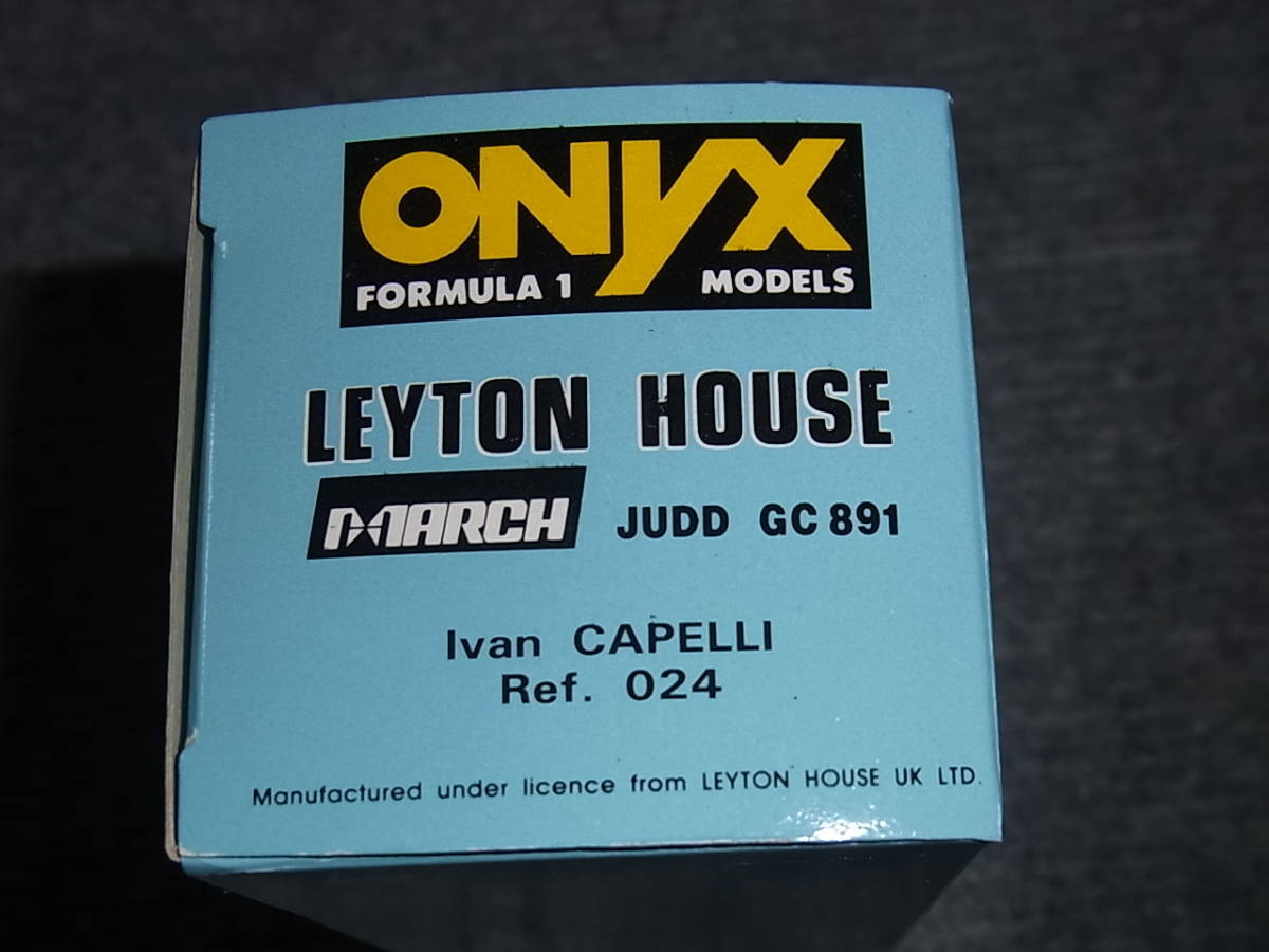ONYX 1/43 レイトンハウス マーチ CG891 カペリ 1989 ジャッド LEYTON HOUSE JUDD GC 891_画像2