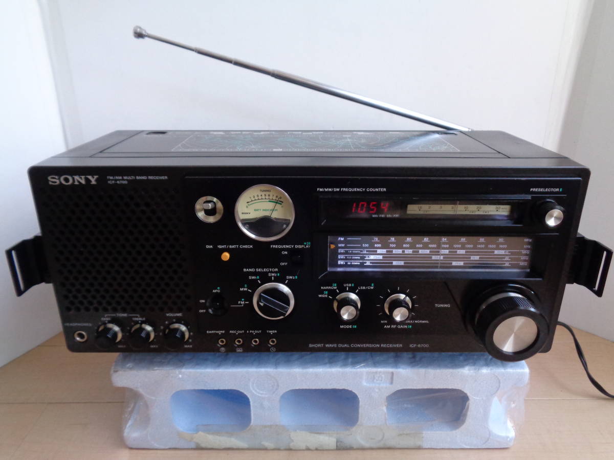 SONY ソニー ICF6700 5バンドラジオ(FM/MW/SW1~3)整備作動品 SONY ソニー ICF6700 5バンドラジオ(FM/MW/SW1~3)整備作動品