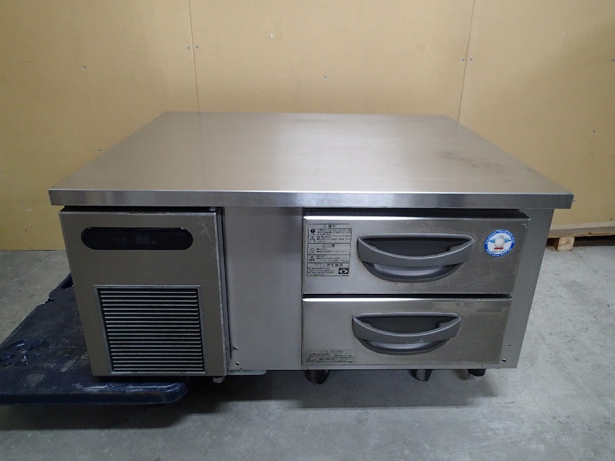 A2478　フクシマ　2D冷蔵ドロアコールドテーブル　TBW-30RM2　冷蔵ドロアー　業務用　中古　厨房　宇都宮