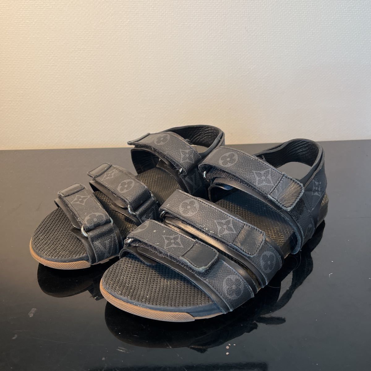 Louis vuitton ルイ・ヴィトン モノグラムエクリプス サンダル サイズ7