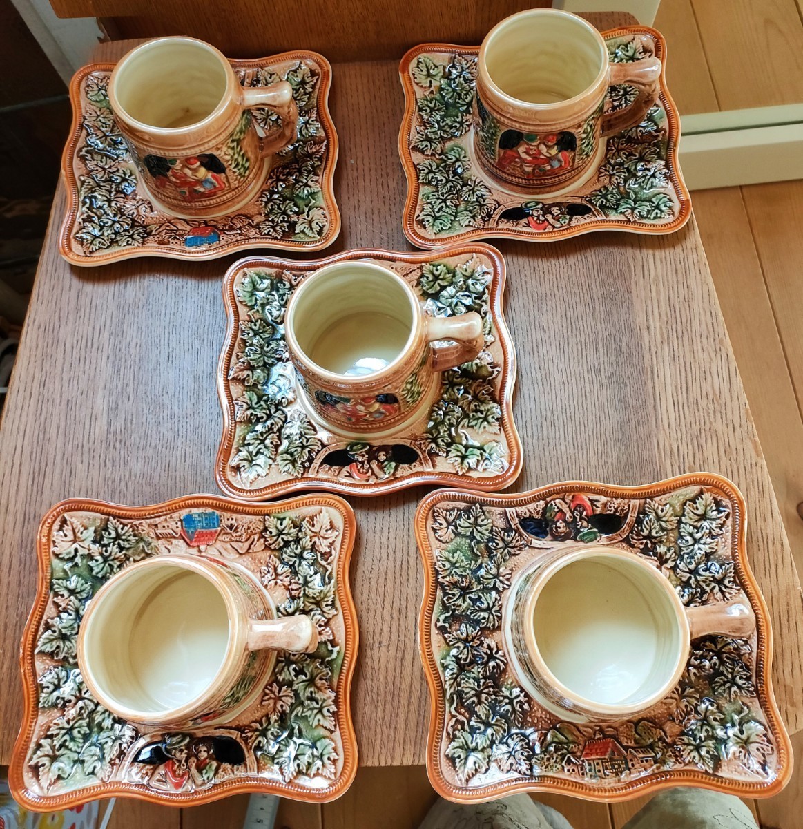 ☆ SANYO JAPAN カップ&ソーサー 5客セット コーヒーカップ ☆ SANYO JAPAN カップ&ソーサー 5客セット コーヒーカップ