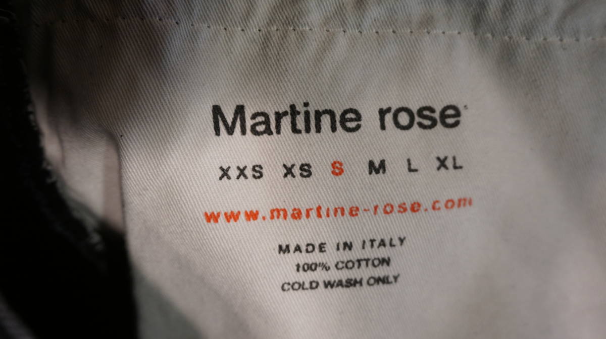 [ новый товар не использовался ]Martine Rose Martin rose кручение петля Denim [2022-2023a/wl размер S] джинсы черный Denim брюки 