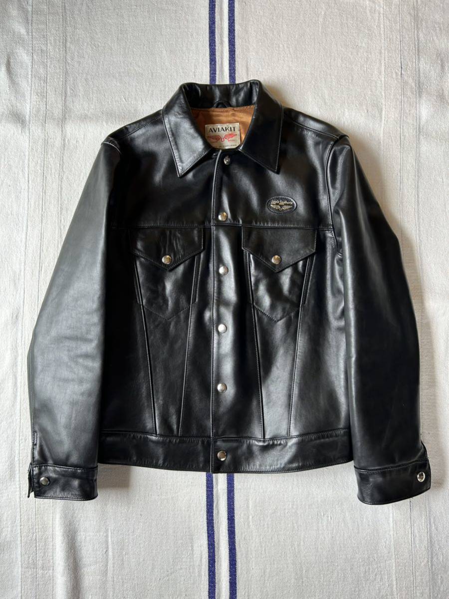 新品本物 Western ルイスレザー Leathers Lewis Jacket サード Gジャン