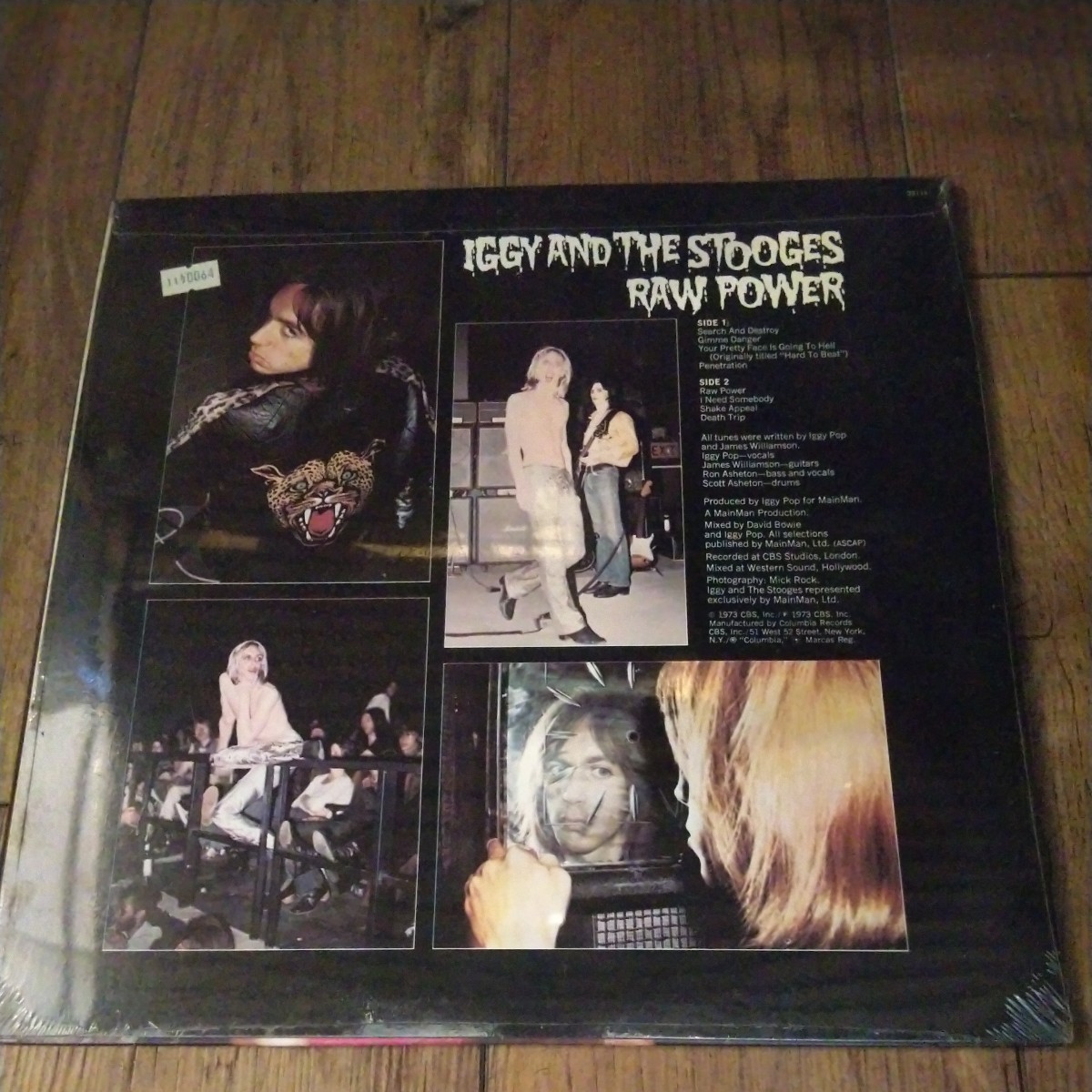 IGGY and THE STOOGES / RAW POWER レコード 32111 新品未開封 US盤_画像2