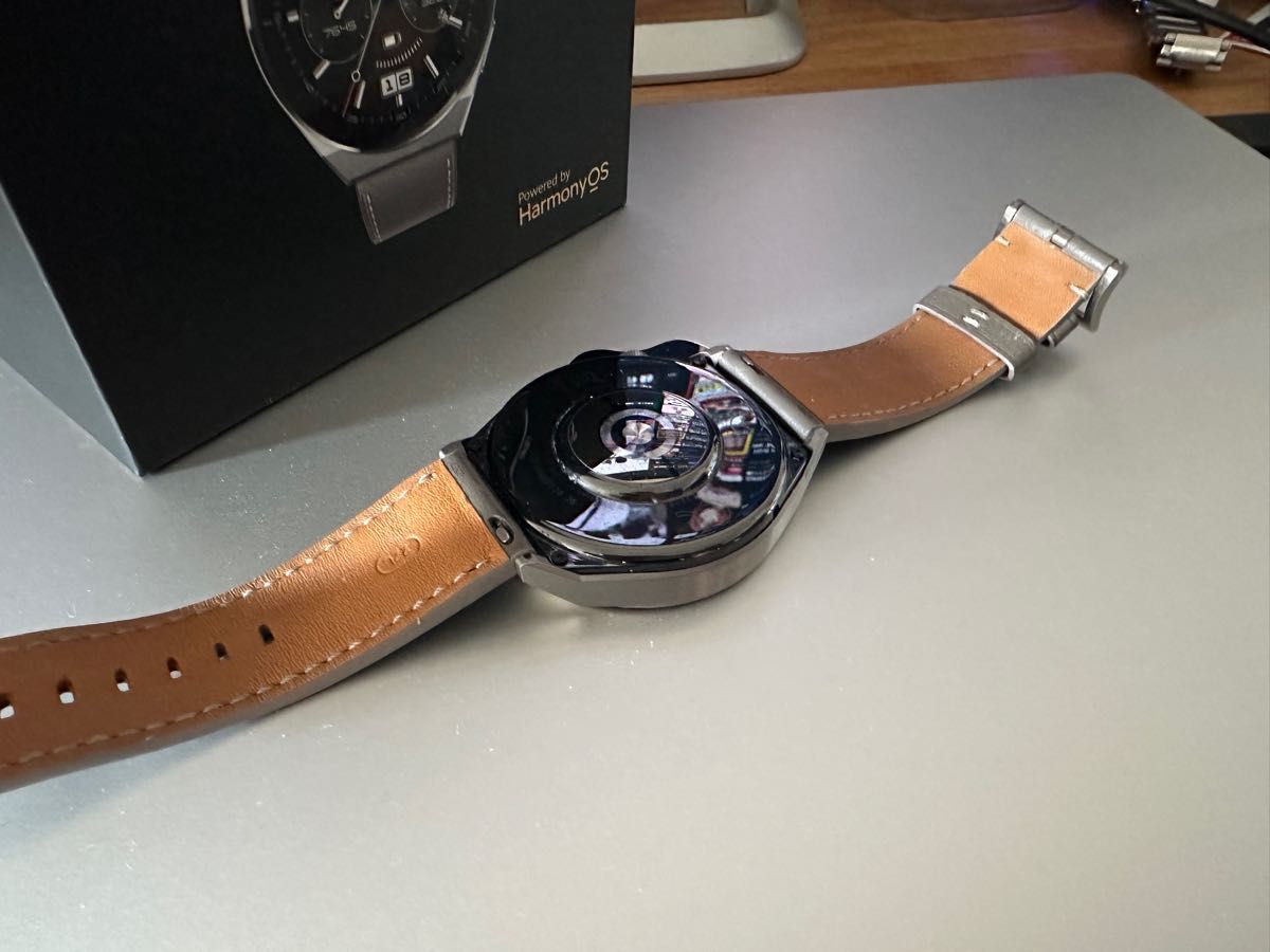 Huawei Watch gt3 pro レザーバンド 腕時計