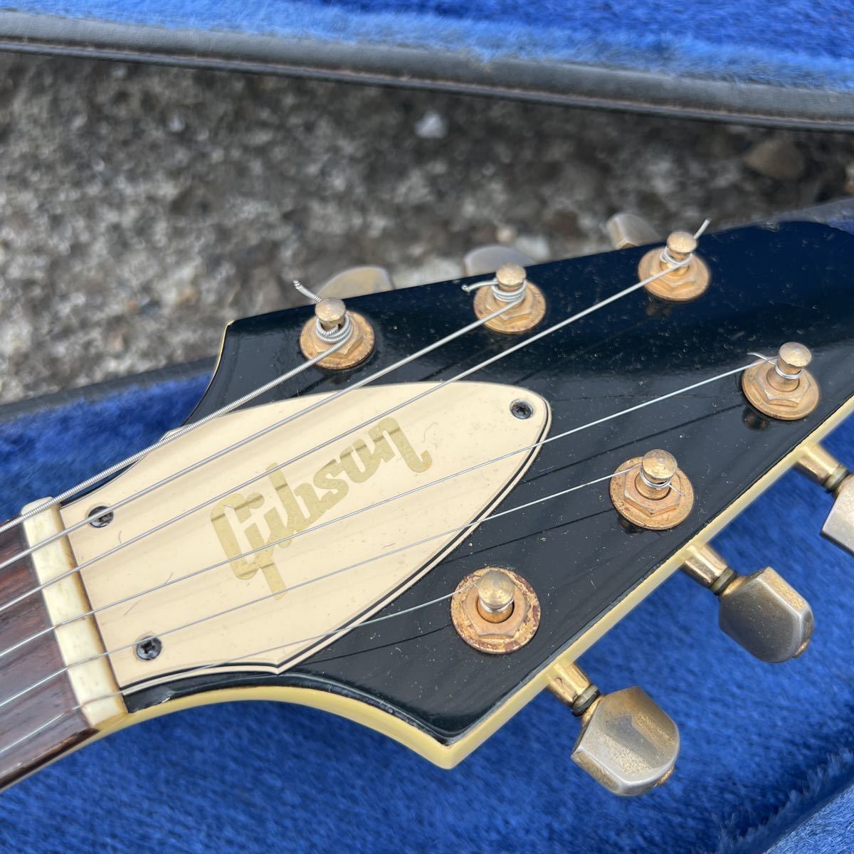 【希少】グレコ フライングV エレキギター ビンテージ コレクター放出品 ハードケース付き！170サイズ（131）の画像7
