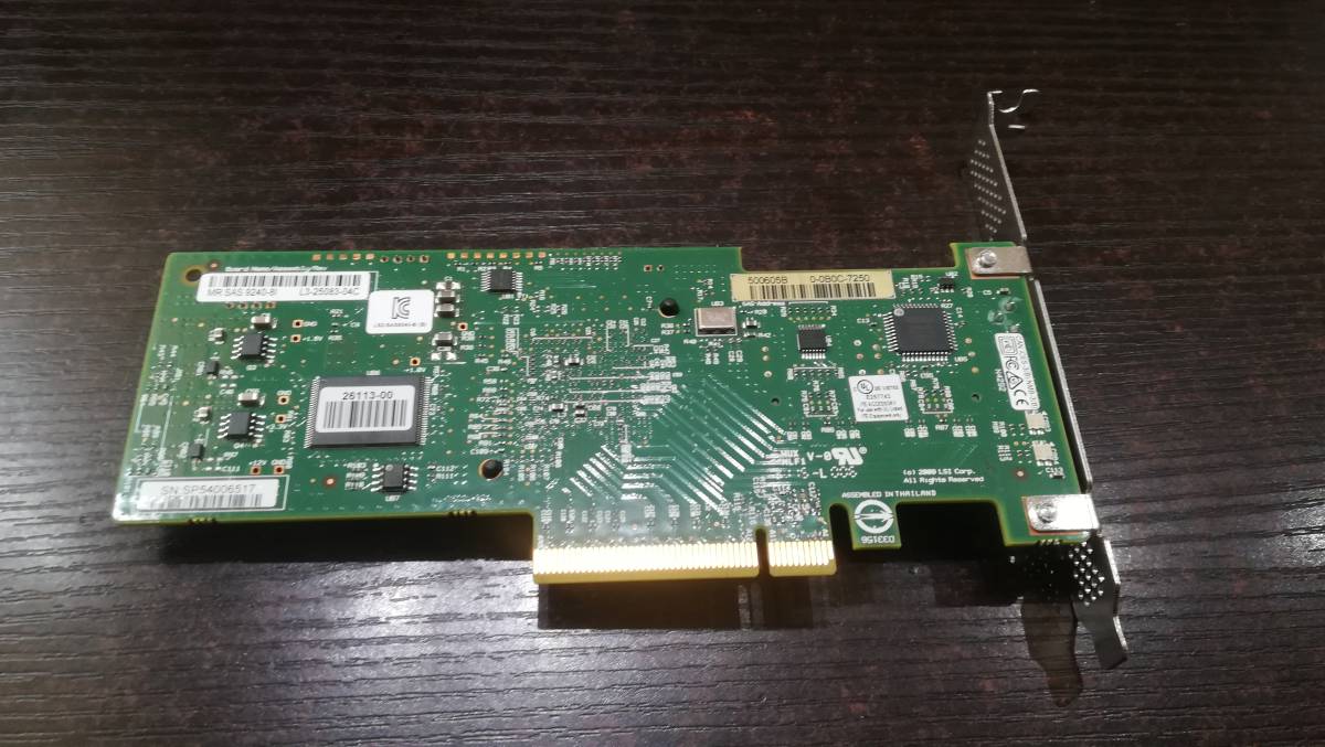 【動作品♪】LSI MegaRAID SAS 9240-8i L3-25083-04C RAIDカードの画像4