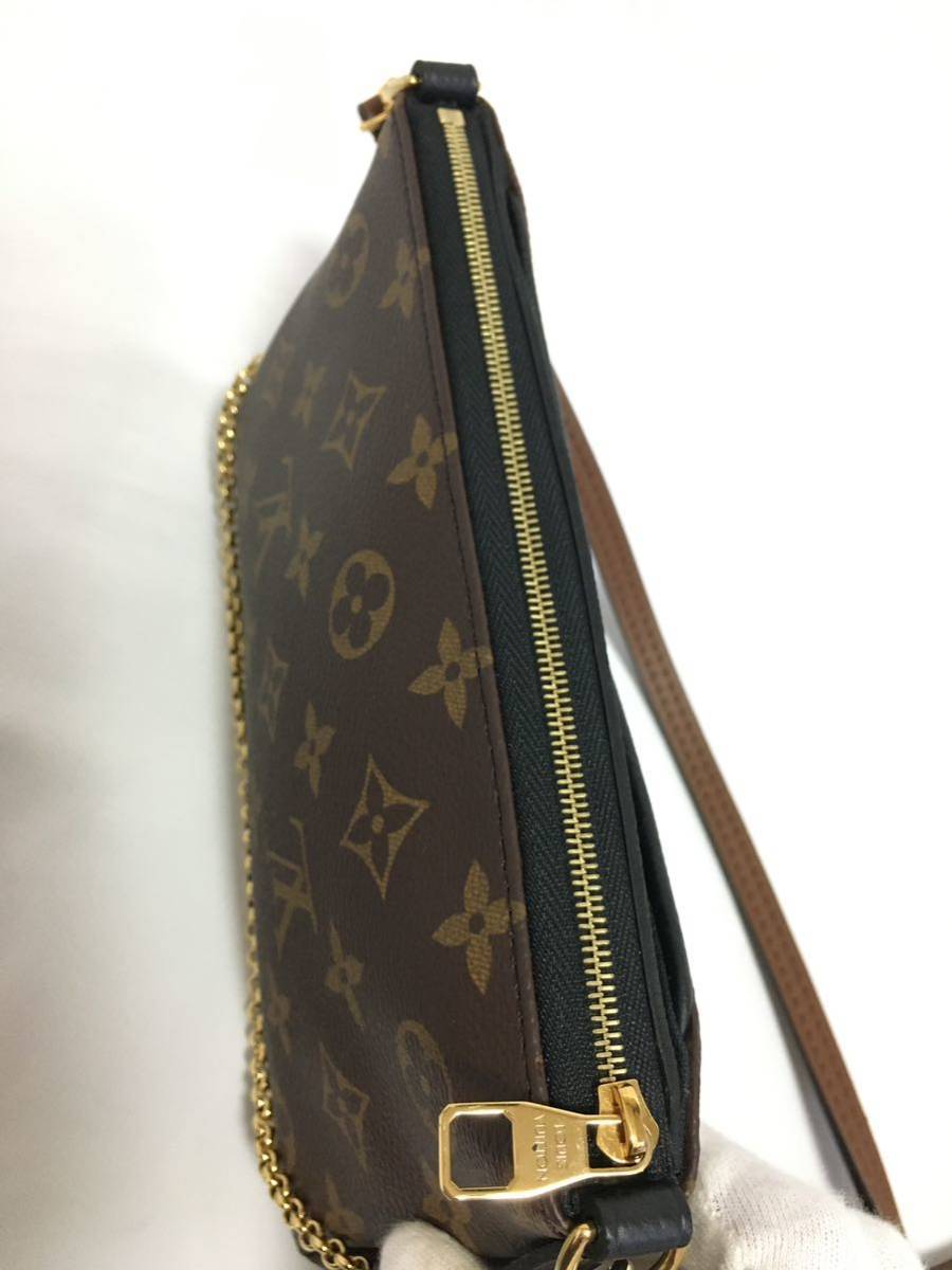 ルイヴィトン 極美品 モノグラム パラス クラッチ 2way ショルダー