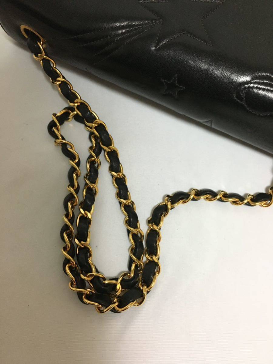 美品 激レア シャネル スターステッチ ターンロック マトラッセ 美品 激レア シャネル スターステッチ ターンロック マトラッセ
