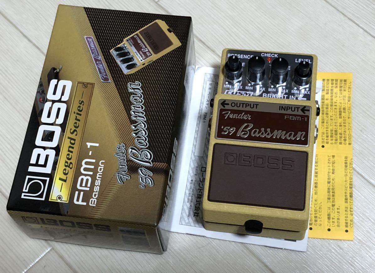極美品 新品同様】BOSS FBM-1 fender bassman フェンダー ベースマン