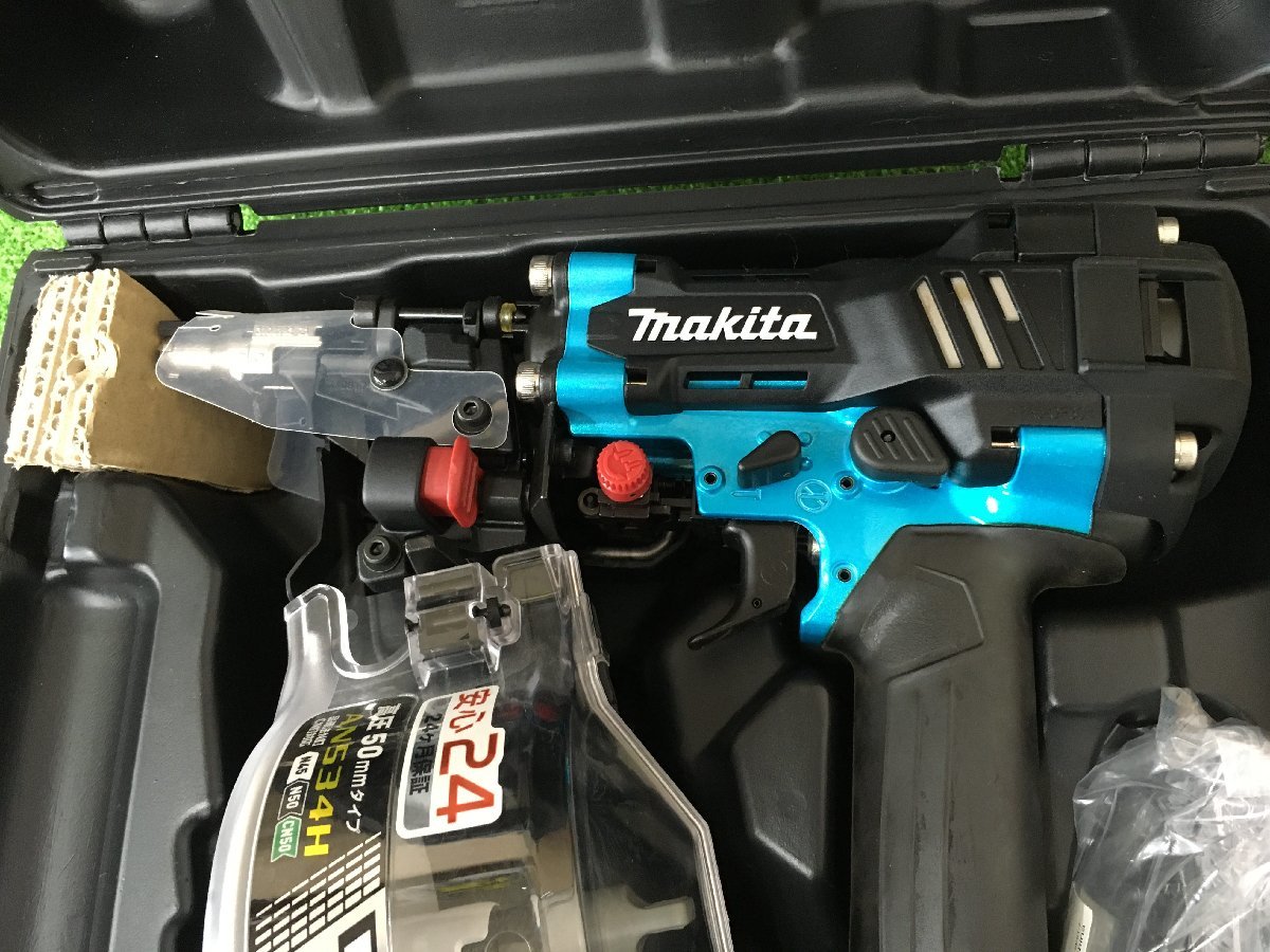 未使用】☆マキタ(Makita) 50mm高圧エア釘打(青) AN534HM T3302