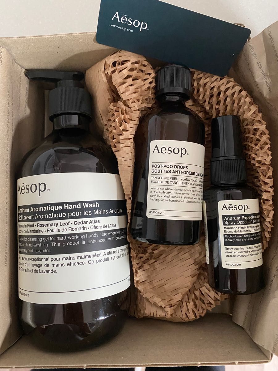 Aesop イソップ ハンドウォッシュ ポストプードロップス ギフトセット