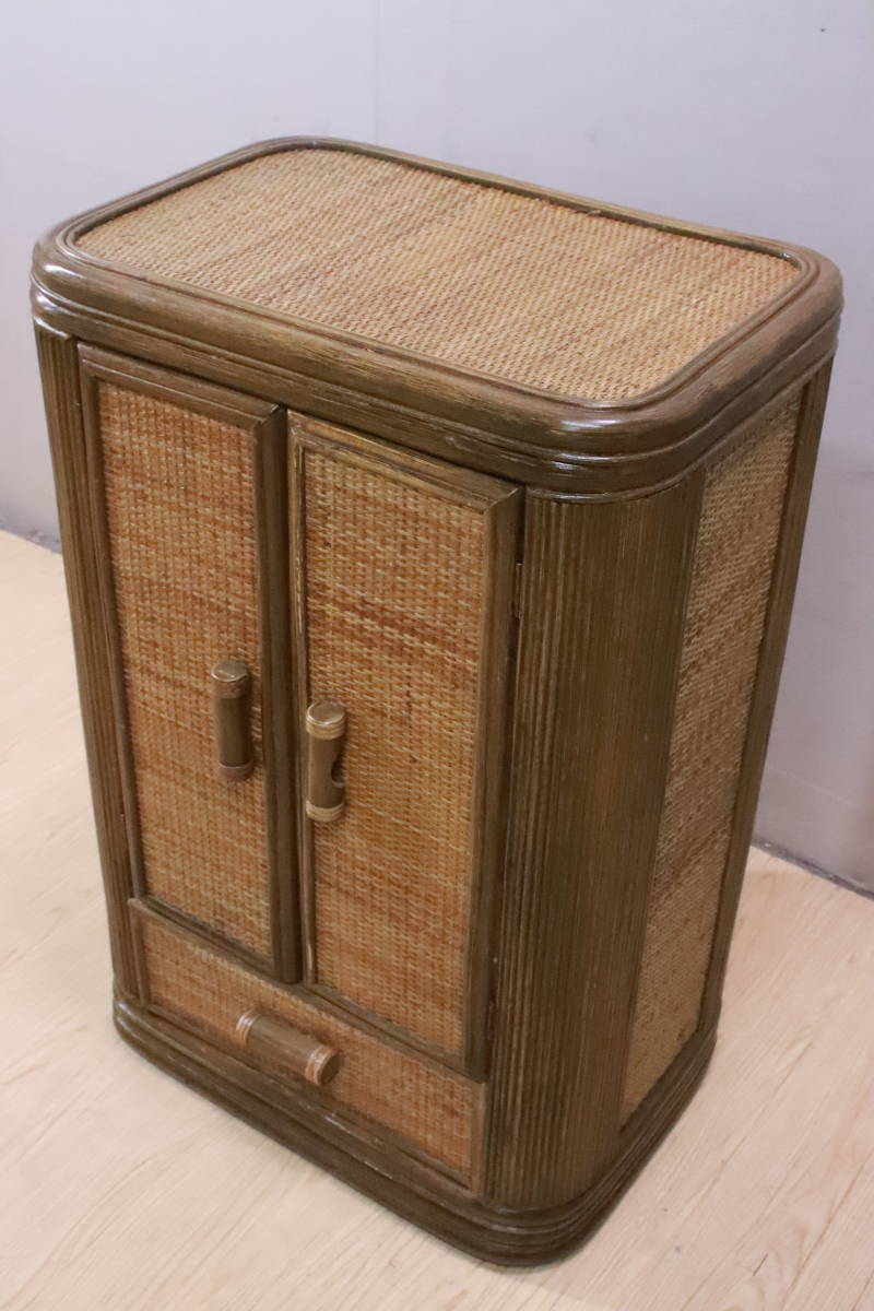  retro! rattan furniture chest storage shelves antique furniture rattan shoes box Vintage furniture details unknown used present condition goods #(F7101)