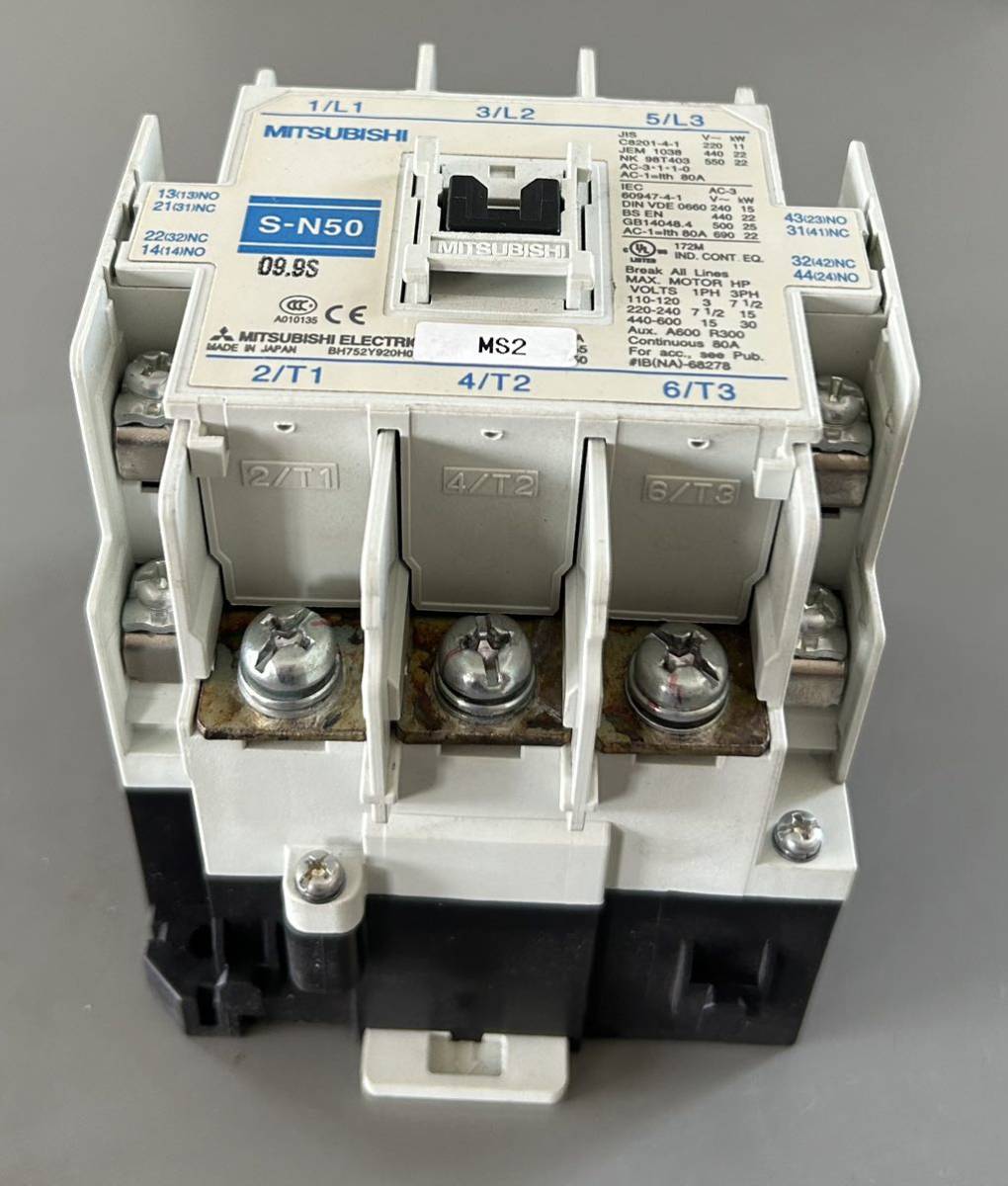 熱販売 MITSUBISHI 電磁接触器 S-N50 スイッチ、開閉器
