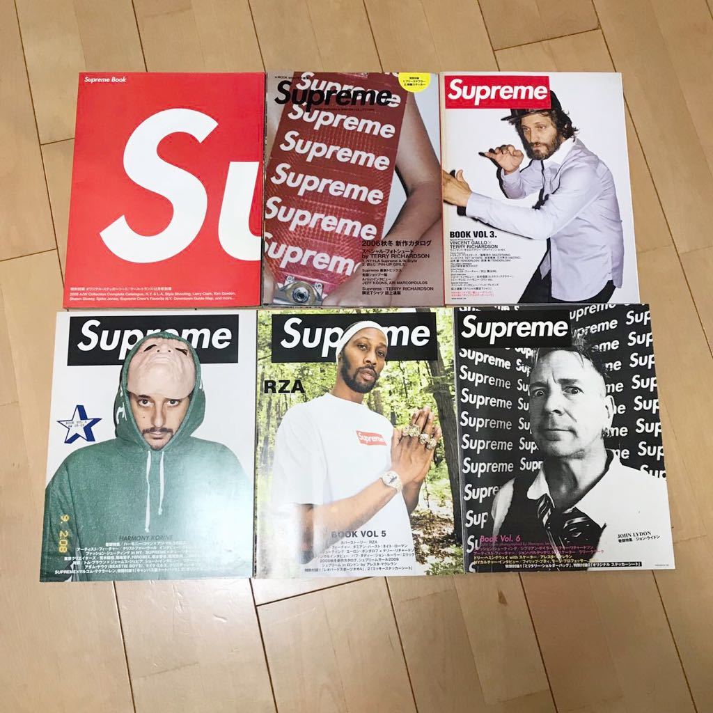 レア Supreme Book 全6巻セット ステッカー付き シュプリーム ボックス