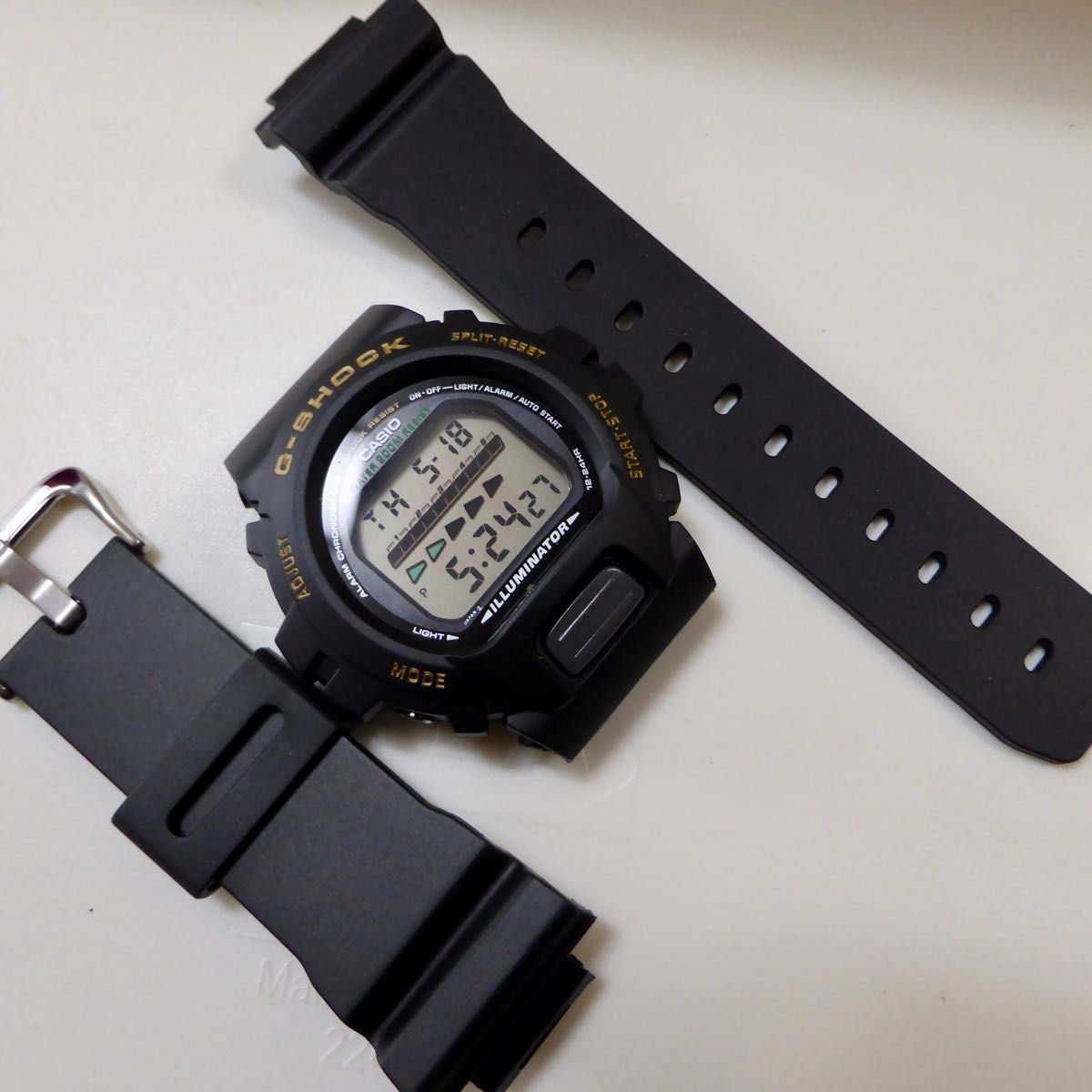 ♪オールドモデル CASIO カシオ Gショック G-SHOCK DW-6600 ベルトとベゼル新品 電池交換済