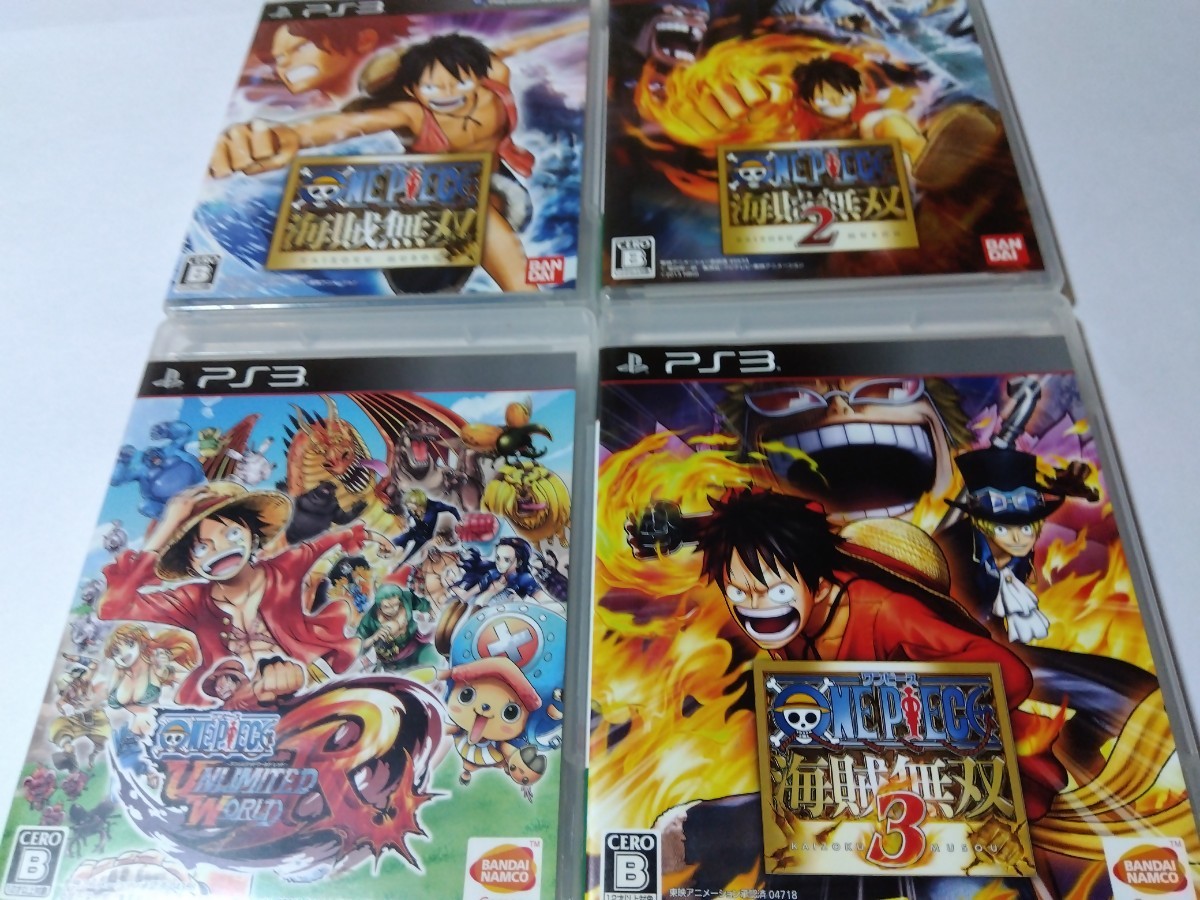 ワンピース 海賊無双1・2・3 ワンピースアンリミテッドワールドR 4