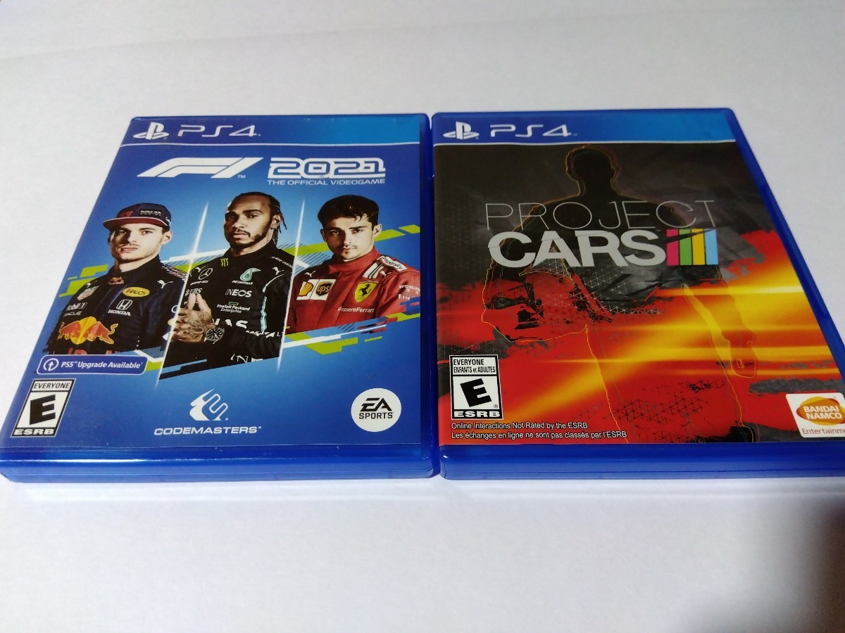 PS4 F1 2021 輸入版 Project CARS 輸入版 2本セット 海外　レース