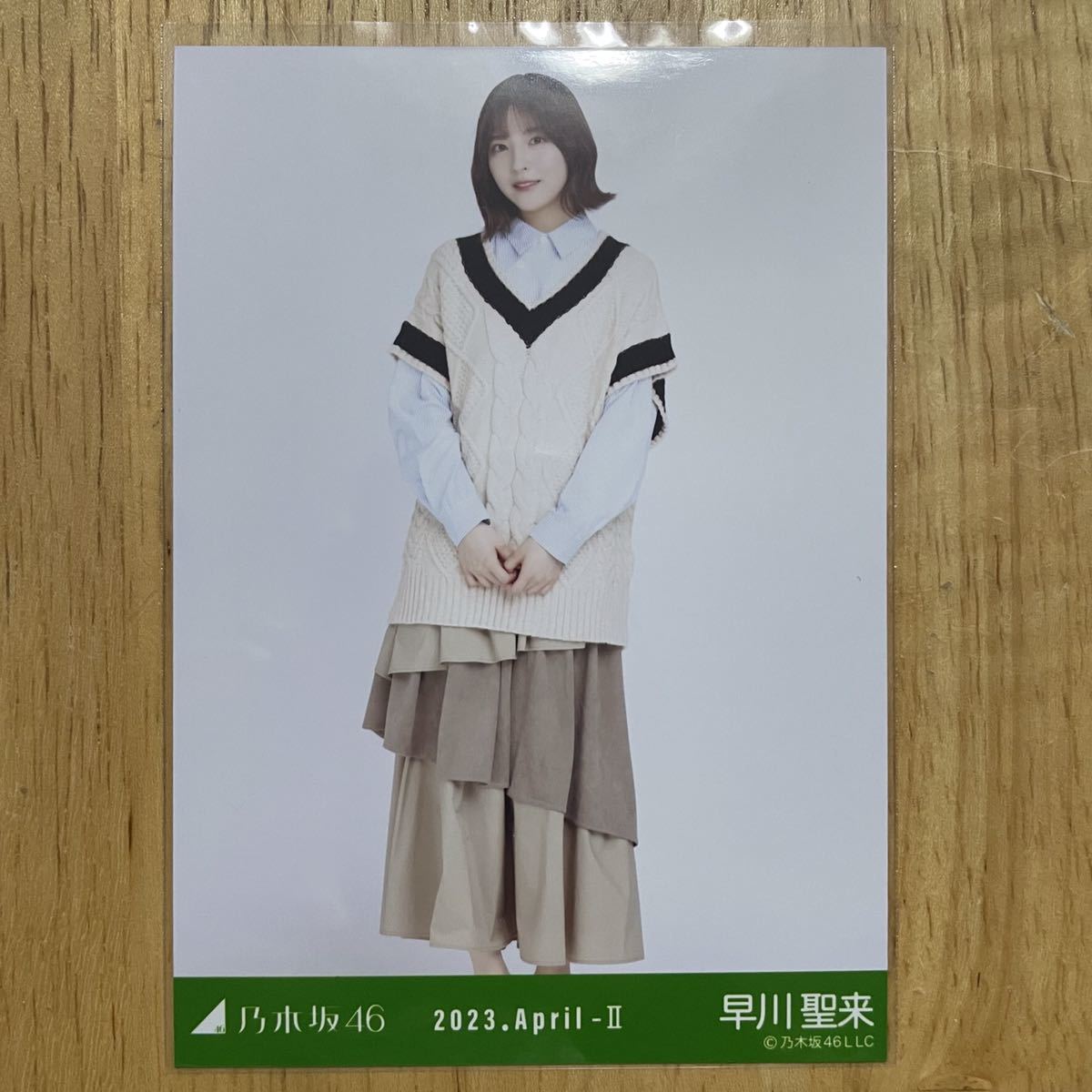 乃木坂46 早川聖来 トラディショナル 生写真 ヒキ 1枚 検) web 限定 月別 2023.April-Ⅱ_画像1