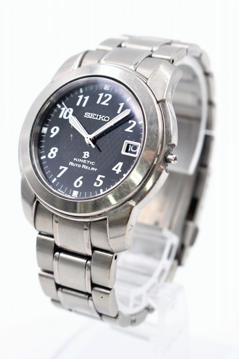 人気大割引 行董】 SEIKO セイコーBRIGHTZ ブライツ5J22-0D40 キネティック ブライツ