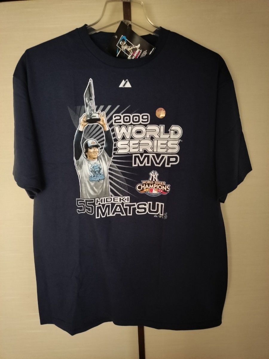 松井秀樹 NYヤンキース 2009World Series Champions MVP記念T 松井秀樹 NYヤンキース 2009World Series Champions MVP記念T