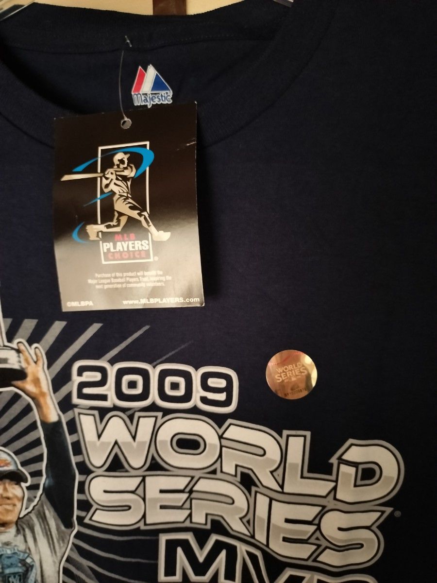松井秀樹 NYヤンキース 2009World Series Champions MVP記念T 松井秀樹 NYヤンキース 2009World Series Champions MVP記念T