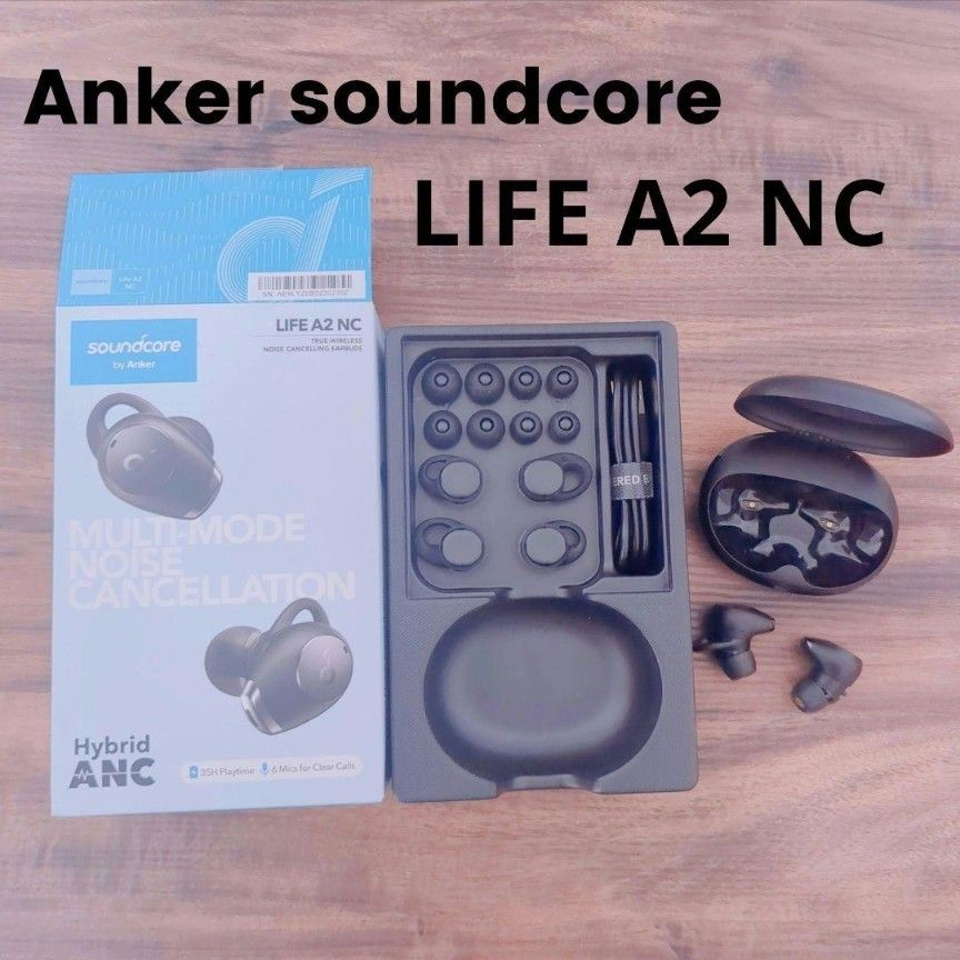 soundcore LIFE A2 NC BLACK ワイヤレスイヤホン Bluetooth｜PayPayフリマ