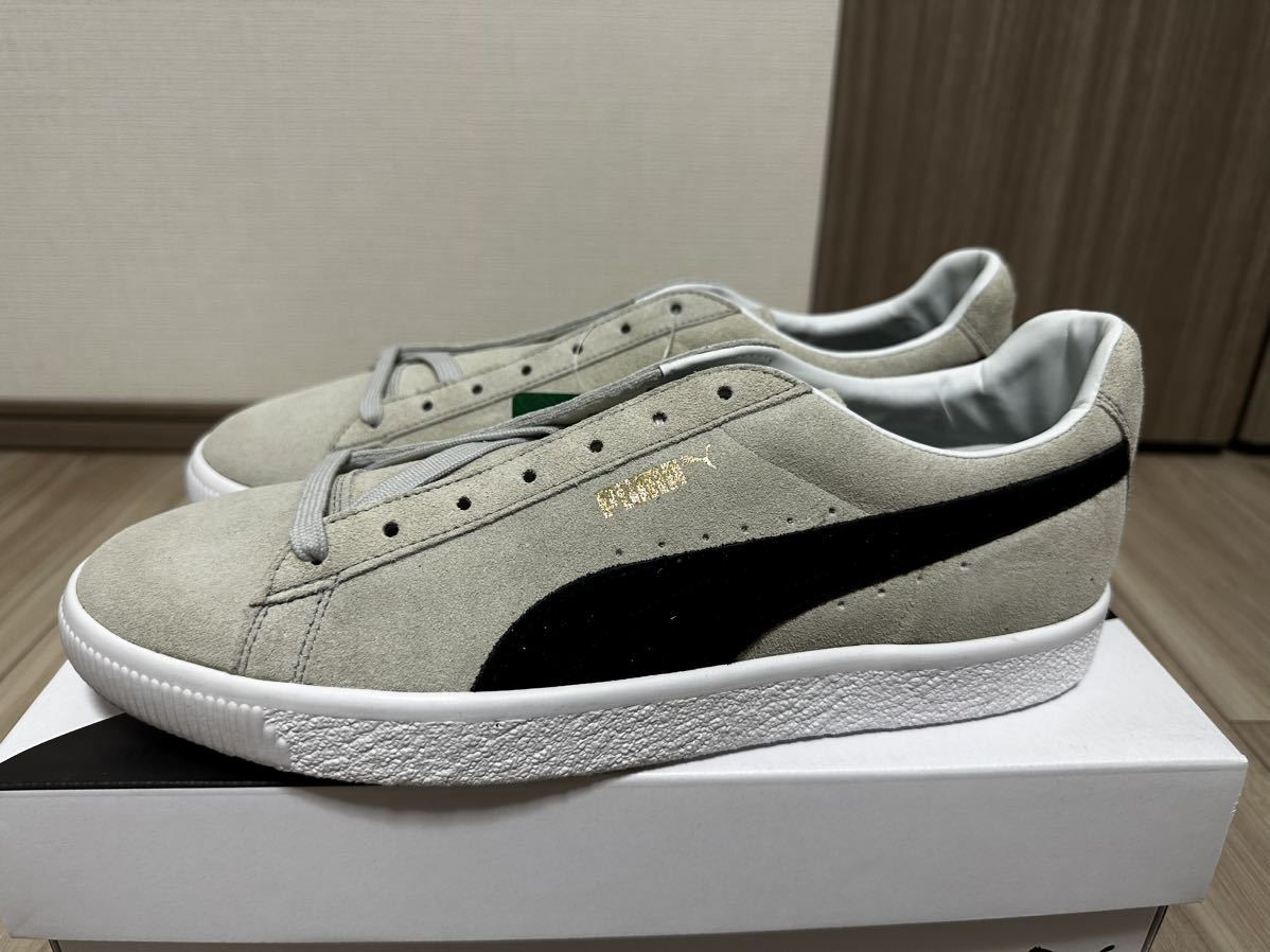 PUMA SUEDE VTG MIJ RETRO グレー バイオレット / プーマ ブラック 27.5cm US9.5 UK8.5 新品未使用 日本製