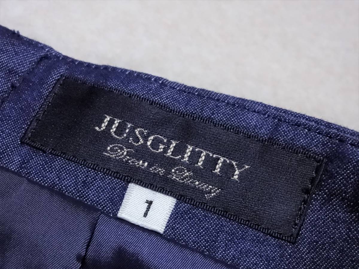 【JUSGLITTY】紺スカート1★S★新品同様♪_画像6