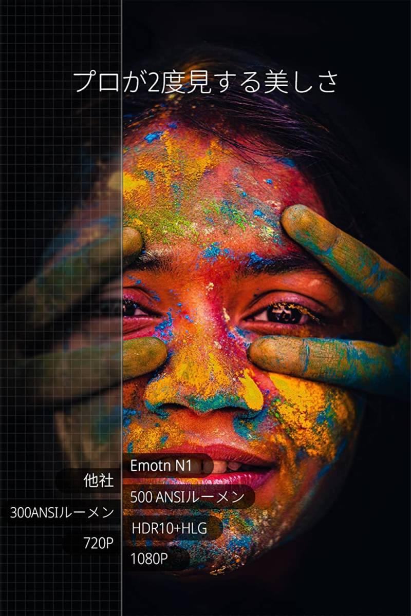 Netflix公式ライセンス Emotn エモートン N1 プロジェクター