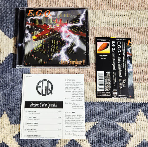 CD　E.G.Q.　エレクトリック・ギター・カルテット　Electric Guitar Quartet II　正規国内盤　オビ・解説付　ディスク良好　割引特典あり_画像1