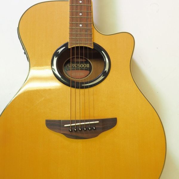 YAMAHA APX500Ⅱ エレアコ アコースティックギター チューナー内蔵 ソフトケース付き 楽器/170サイズの画像7