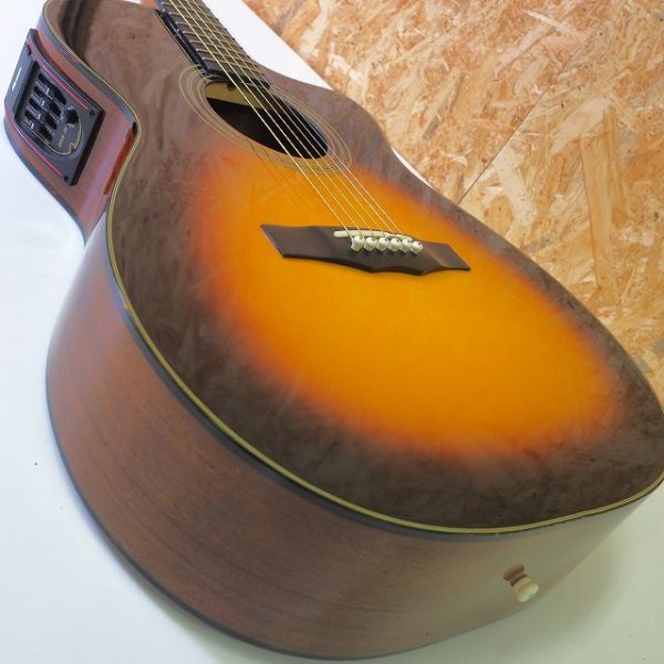 MORRIS FC-2TS エレアコ アコースティックギター ソフトケース付き 美品 楽器/170サイズの画像7