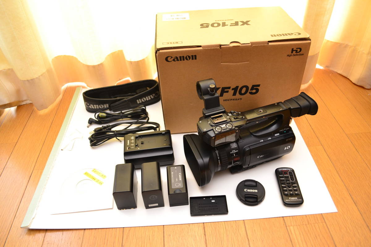 業務用ビデオカメラ Canon キャノン XF105 元箱付
