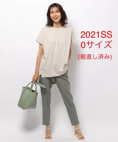 ほぼ新品＊佐田真由美さん着 BARNYARDSTORMリネンライクスラブパンツ 美シルエット_画像1