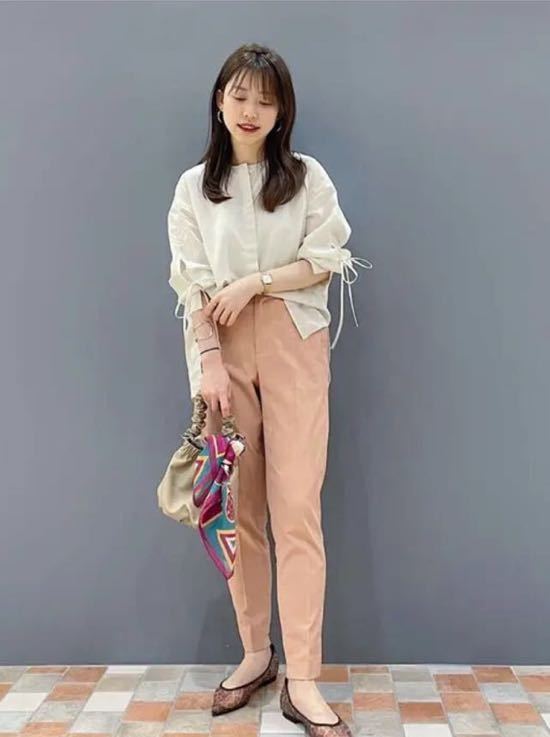 ほぼ新品*佐田真由美さん着 BARNYARDSTORM 美脚 ステップヘムパンツ