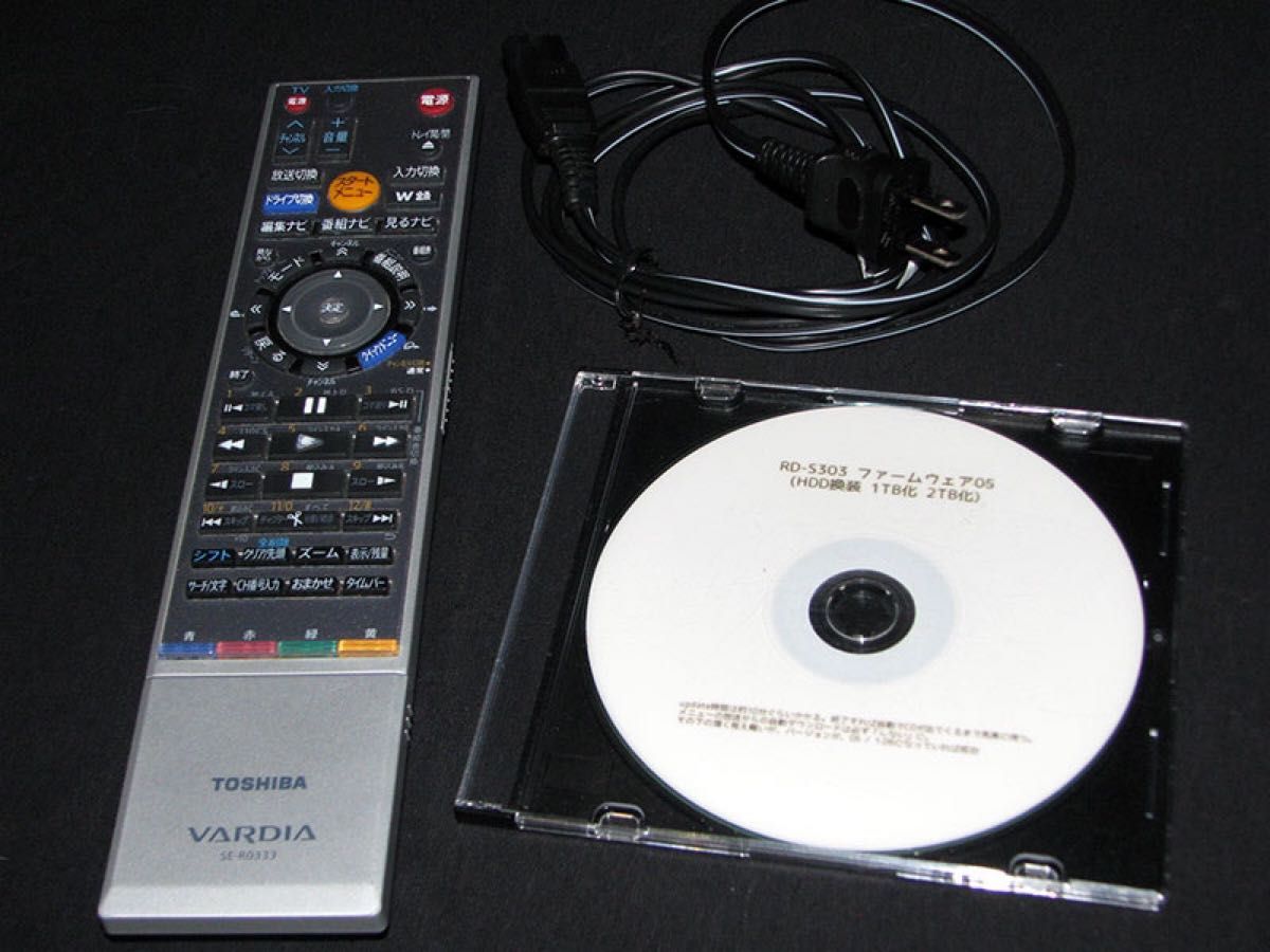 TOSHIBA HDDレコーダー VARDIA RD-S303 2TB HDD換装済 取説 元箱 TOSHIBA HDDレコーダー VARDIA RD-S303 2TB HDD換装済 取説 元箱