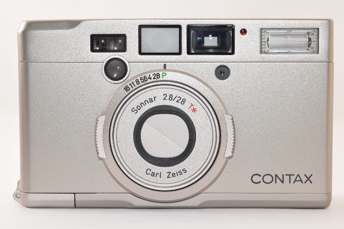 CONTAX Tix カメラ シルバ-(良品)-