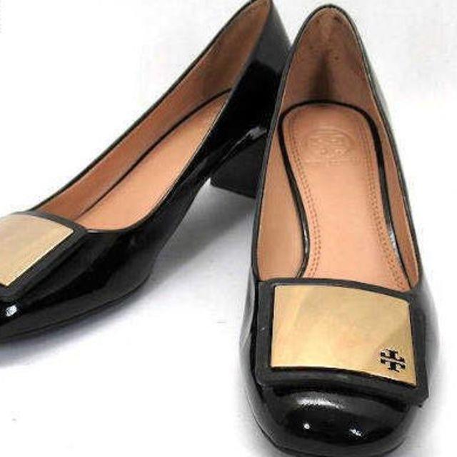 美 品! TORY BURCH トリーバーチ エナメル パンプス 470111-
