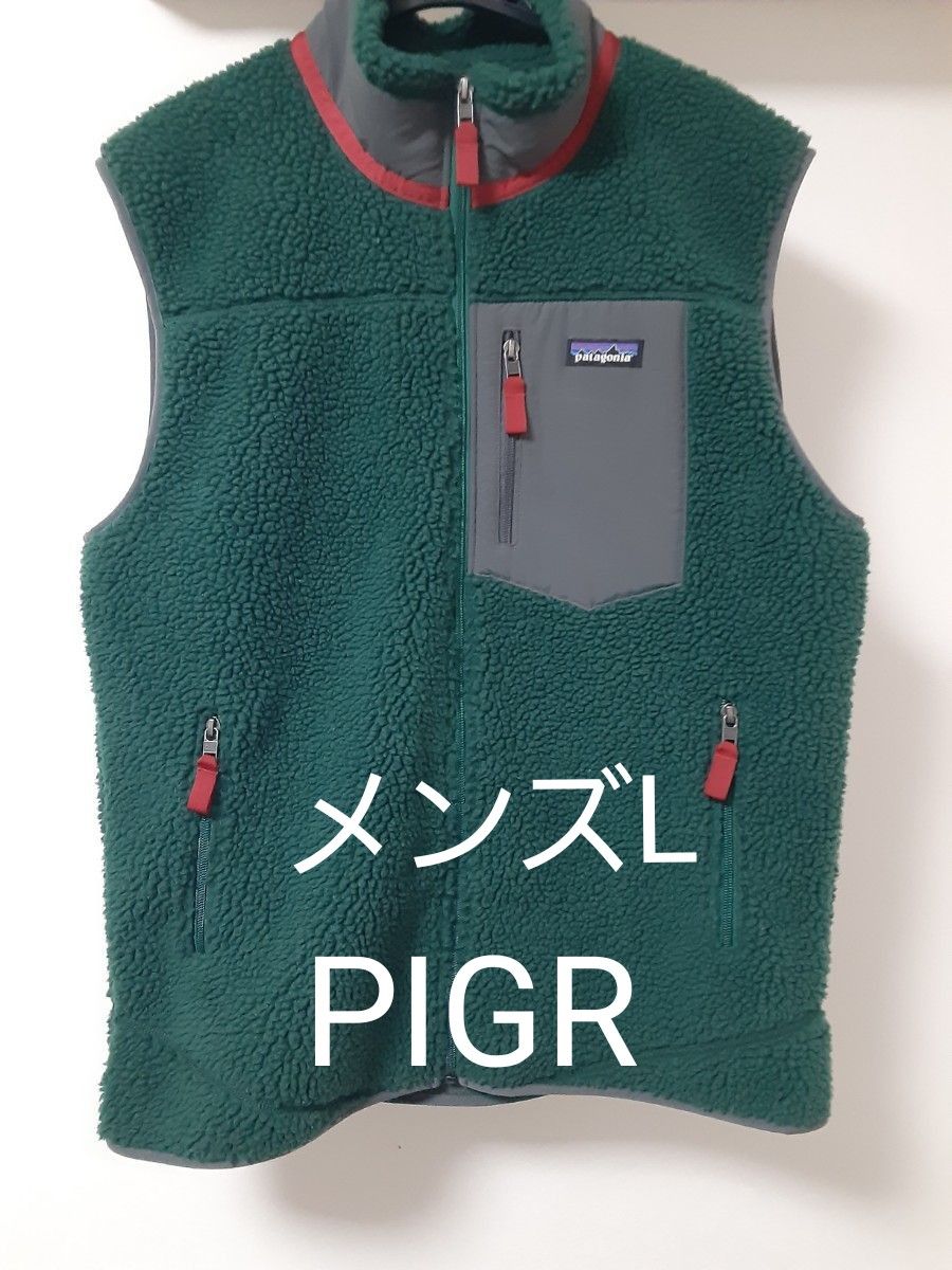 patagonia レトロXベスト メンズL PIGR 激渋 レアカラー パタゴニア