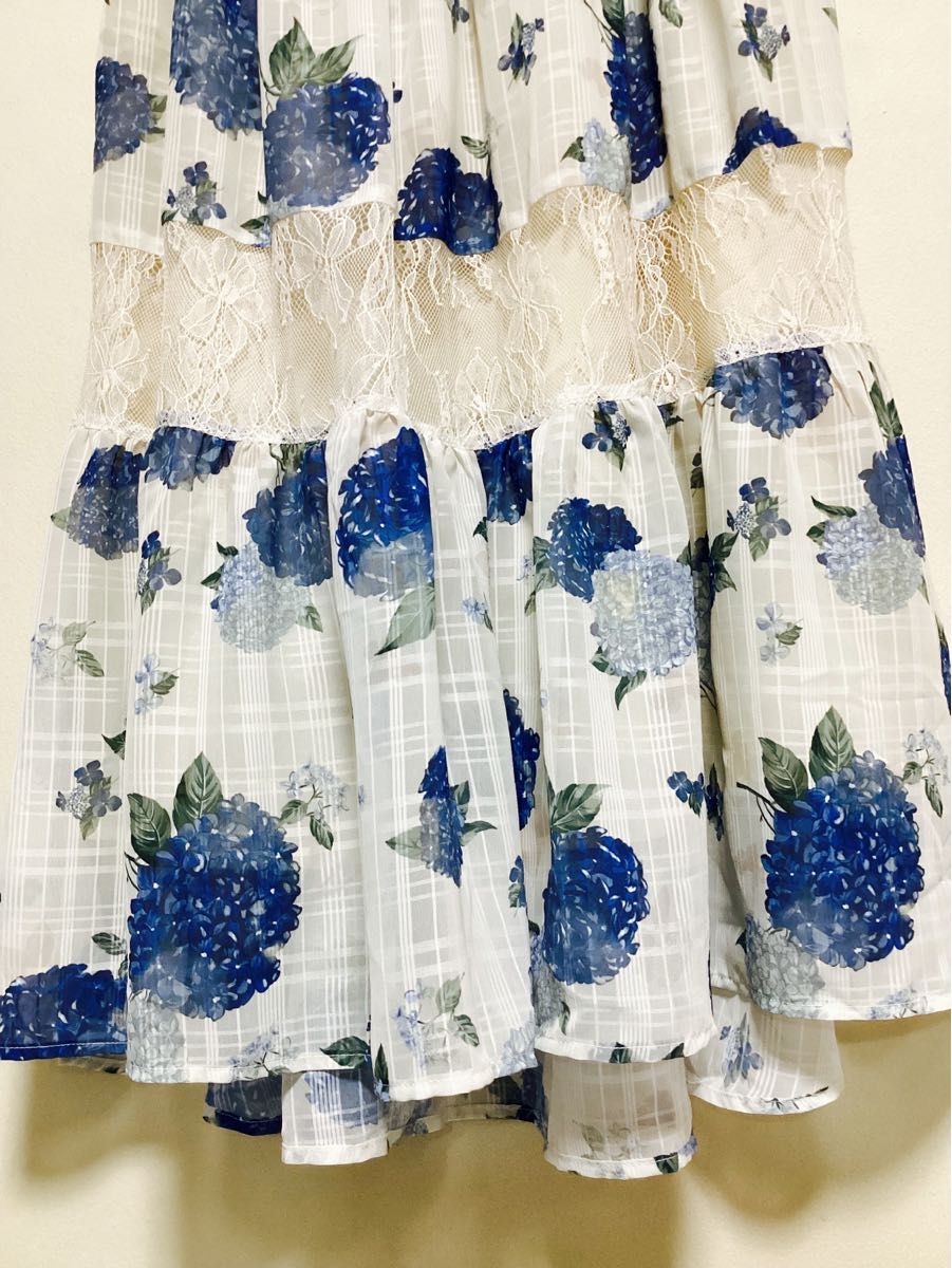 axes femme紫陽花柄ロングワンピース 紺|Yahoo!フリマ(旧 axes femme紫陽花柄ロングワンピース 紺|Yahoo!フリマ(旧