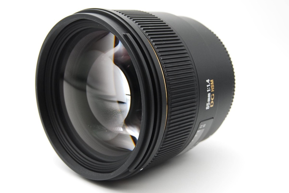 新品級】SIGMA シグマ 単焦点中望遠レンズ 85mm F1.4 EX DG HSM ニコン