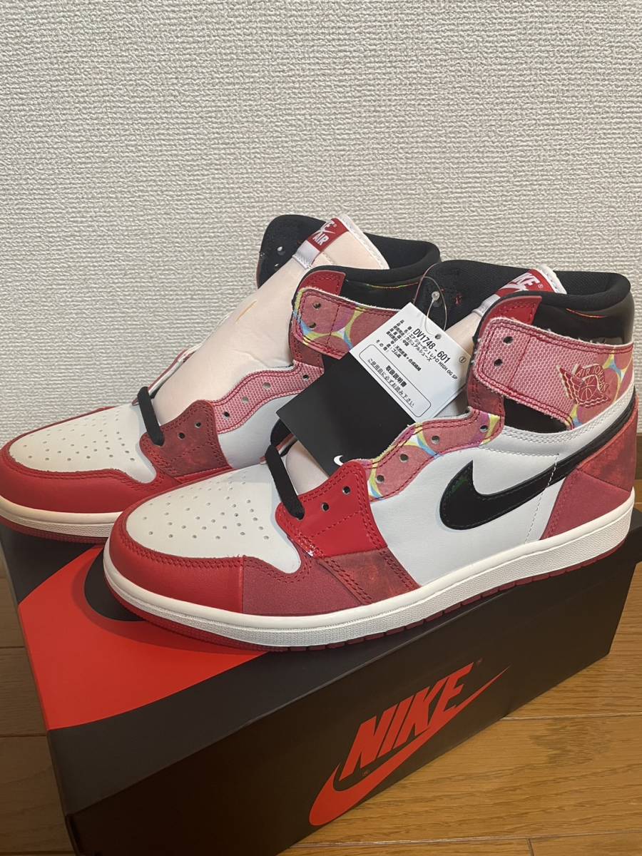 【黒タグ付】US10.5 Nike Air Jordan 1 High OG SP Next Chapter/Spider-Man:Across  the Spider-Verse 28.5cm DV1748-601 シカゴ Chicago