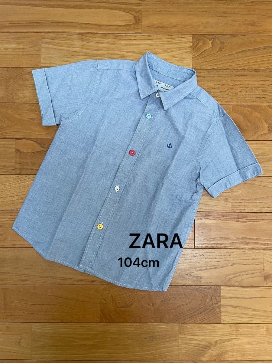 ZARAキッズ☆白シャツ104