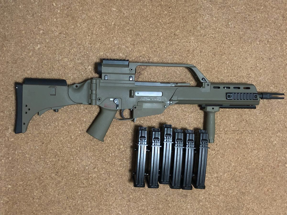 H&K G36KV DE color magazine 6ps.@ attaching 