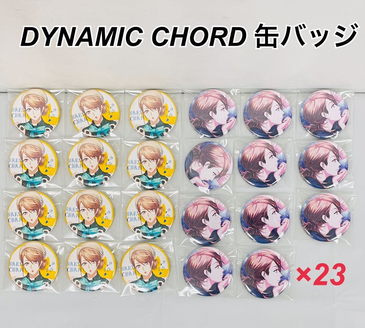 【used】美品 DYNAMIC CHORD ×地下宮殿コラボ 缶バッジ/ダイナミックコード 缶バッジ　榛名宗太郎/ 缶バッジ23個 Lair-S honey bee black_画像1