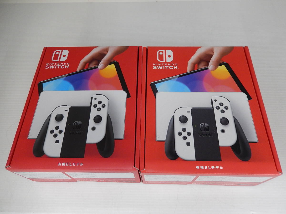 Nintendo Switch 本体 Joy-Con(L)/(R) ホワイト 有機ELモデル 2個