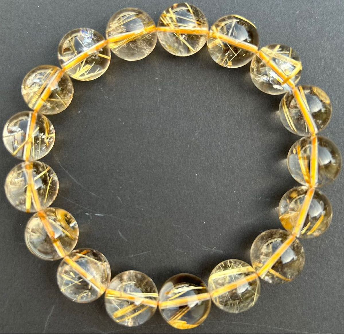 【GW赤字SALE】ゴールドルチルクォーツ 12.5mm