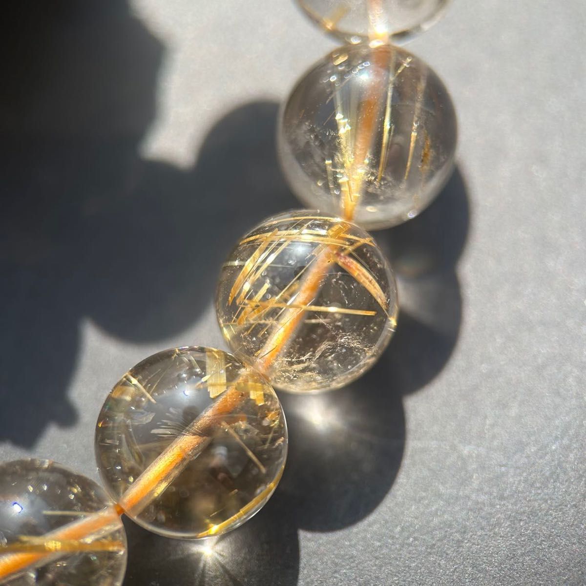 【GW赤字SALE】ゴールドルチルクォーツ 12.5mm